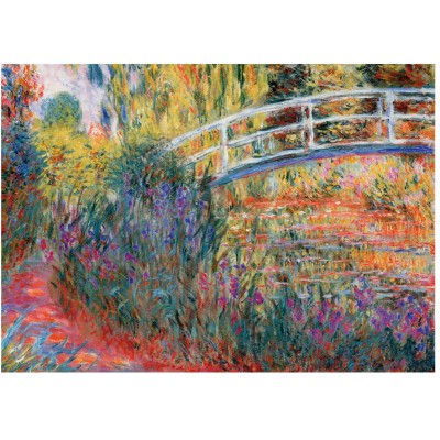 Wentworth-1210 Puzzle en Bois - Claude Monet : Le Pont Japonais