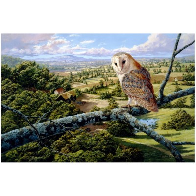 Wentworth-592206 Puzzle en Bois - Barn Owl