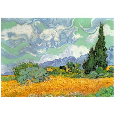 Wentworth-720904 Puzzle en Bois - Van Gogh - Wheat Field with Cypresses