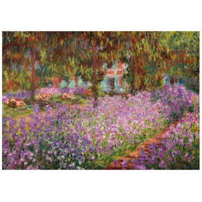 Wentworth-741004 Puzzle en Bois - Claude Monet - The artist's garden in Giverny