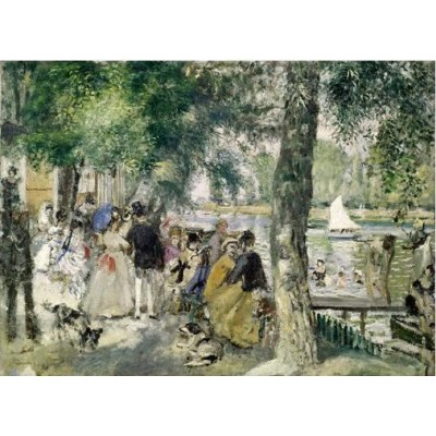 Wentworth-821205 Puzzle en Bois - Renoir - Bain dans la Seine