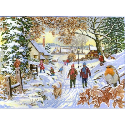 The-House-of-Puzzles-4388 Pièces XXL - Snowy Walk