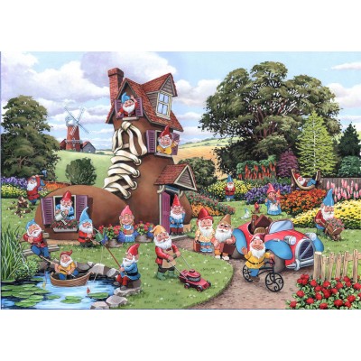 The-House-of-Puzzles-4746 Pièces XXL - Gnome & Away