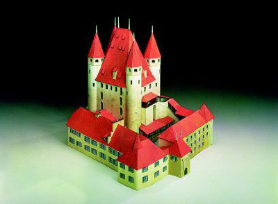 Schreiber-Bogen-72396 Maquette en Carton : Château de Thoune, Suisse