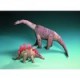 Maquette en carton : Deux dinosaures