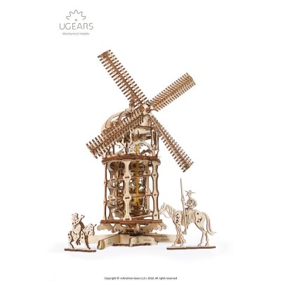 Ugears-12084 Puzzle 3D en Bois - Tower Windmill