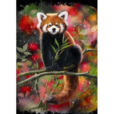 Alipson-Puzzle-50035 Red Panda Sits On A Branch