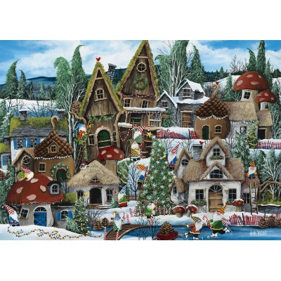 Alipson-Puzzle-50059 Gnome des Fêtes