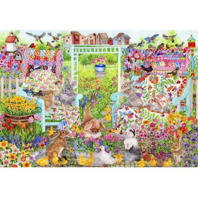 Alipson-Puzzle-50090 Quilt de Printemps