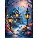 Alipson-Puzzle-F-50131 Enchanted Wintery Scene