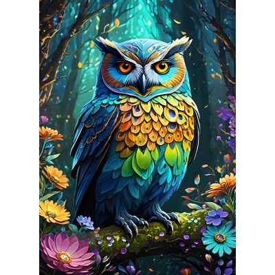 Alipson-Puzzle-F-50140 Blue Owl