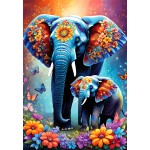 Alipson-Puzzle-F-50154 Elephants  - Maternal Love Collection