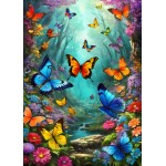 Alipson-Puzzle-F-50174 Nuées de Papillons