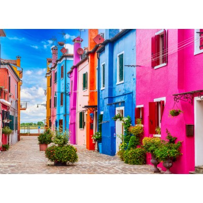 Alipson-Puzzle-F-50225 Ruelle Colorée de Burano