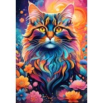 Alipson-Puzzle-F-50228 Chat Multicolore