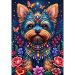 Alipson-Puzzle-F-50236 Le Chien au Pays des Fleurs