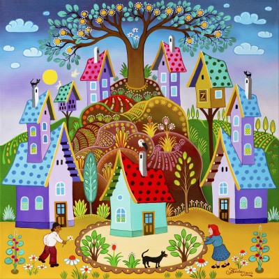 Alipson-Puzzle-F-50243 Jardin Magique Partagé