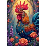 Alipson-Puzzle-F-50249 Le Jardin Secret du Coq