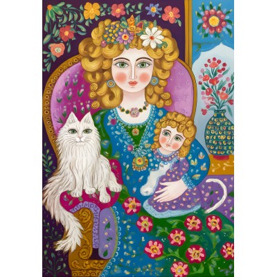 Alipson-Puzzle-F-50250 La Dame aux Cheveux d'Or