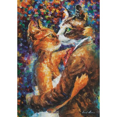 Art-Puzzle-4226 Dance of the Cats in Love