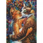 Art-Puzzle-4226 Danse des Chats Amoureux