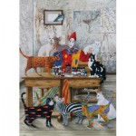 Art-Puzzle-4271 Les Chats Colorés