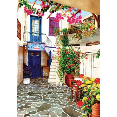 Art-Puzzle-4581 Flower Courtyard