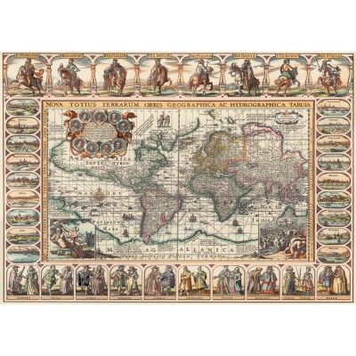 Art-Puzzle-4711 Vieille Carte du Monde