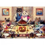 Art-Puzzle-5025 Famille de Chats