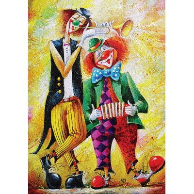 Art-Puzzle-5030 Clowns Musiciens