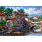 Art-Puzzle-5070 Canal Fleuri