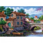 Art-Puzzle-5070 Flowery Channel