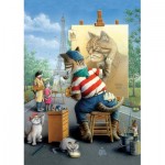 Art-Puzzle-5087 Le Chat Peintre