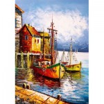 Art-Puzzle-5091 The Orange Port