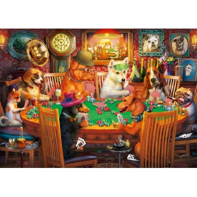 Art-Puzzle-5094 Les Chiens Joueurs