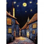 Art-Puzzle-5102 Medieval Inn Night