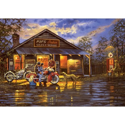 Art-Puzzle-5190 Motorcyclist