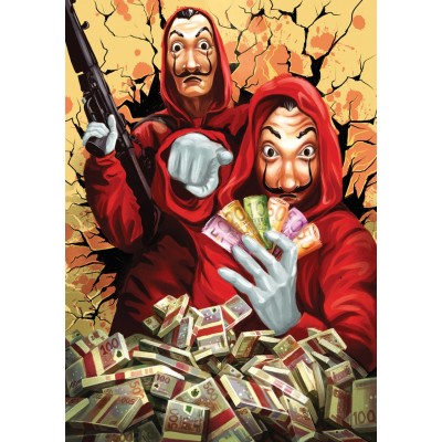 Art-Puzzle-5195 Le Plan Parfait - La Casa de Pappel