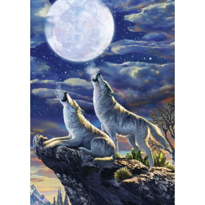 Art-Puzzle-5217 Les Loups de la Pleine Lune