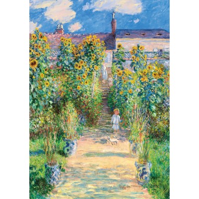 Art-Puzzle-5251 Claude Monet, Le jardin de Monet à Vétheuil, 1881