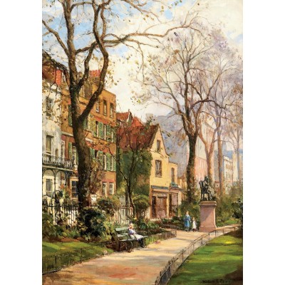 Art-Puzzle-5393 William Edward Fox - Walking in the Park