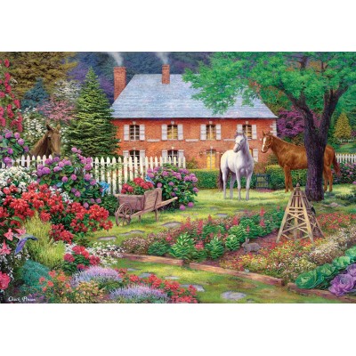 Art-Puzzle-5397 Chuck Pinson - Jardin Equestre