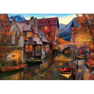 Art-Puzzle-5476 Bateaux Fluviaux