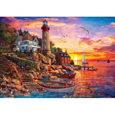 Art-Puzzle-5486 Le Magnifique Coucher de Soleil