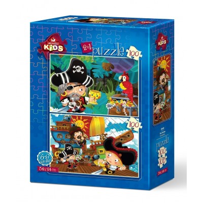 Art-Puzzle-5640 2 Puzzles - Pirates