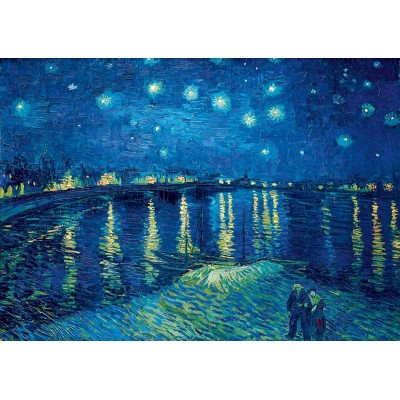 Art-by-Bluebird-60002 Vincent Van Gogh - Starry Night over the Rhône, 1888