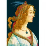 Art-by-Bluebird-60023 Sandro Botticelli - Idealized Portrait of a Lady, 1480