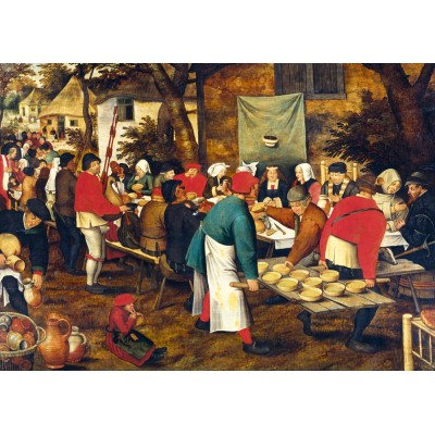 Art-by-Bluebird-60025 Pieter Brueghel the Younger - Peasant Wedding Feast
