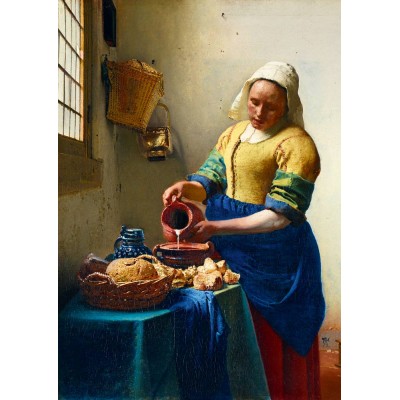 Art-by-Bluebird-60066 Vermeer- The Milkmaid, 1658
