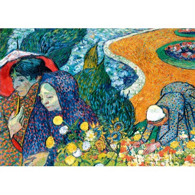 Art-by-Bluebird-60135 Vincent Van Gogh - Memory of the Garden at Etten (Ladies of Arles), 1888